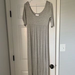3/4 sleeve Maxi Dress